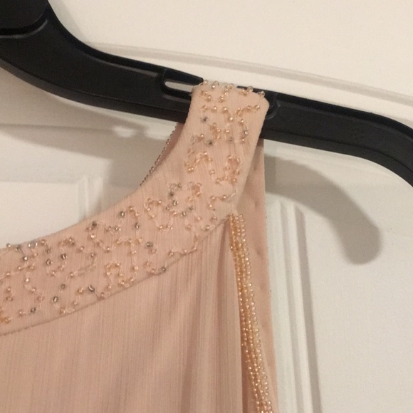 NWT Adrianna Papell Chiffon Halter Gown - Picture 6 of 8